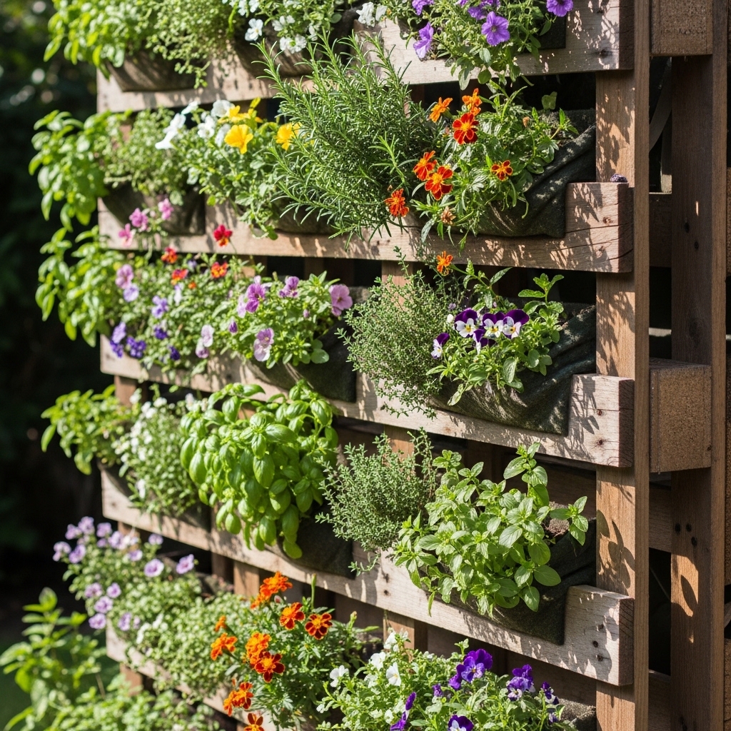 5. Repurposed Pallets