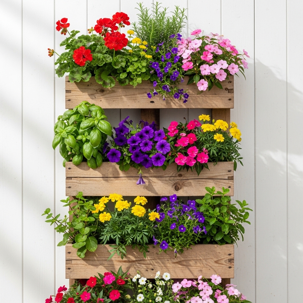 1. Pallet Planters