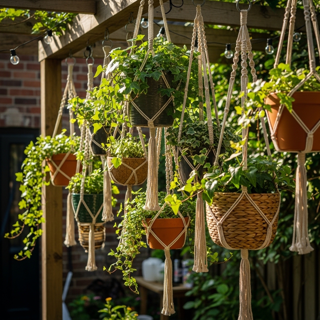 2. Hanging Planters