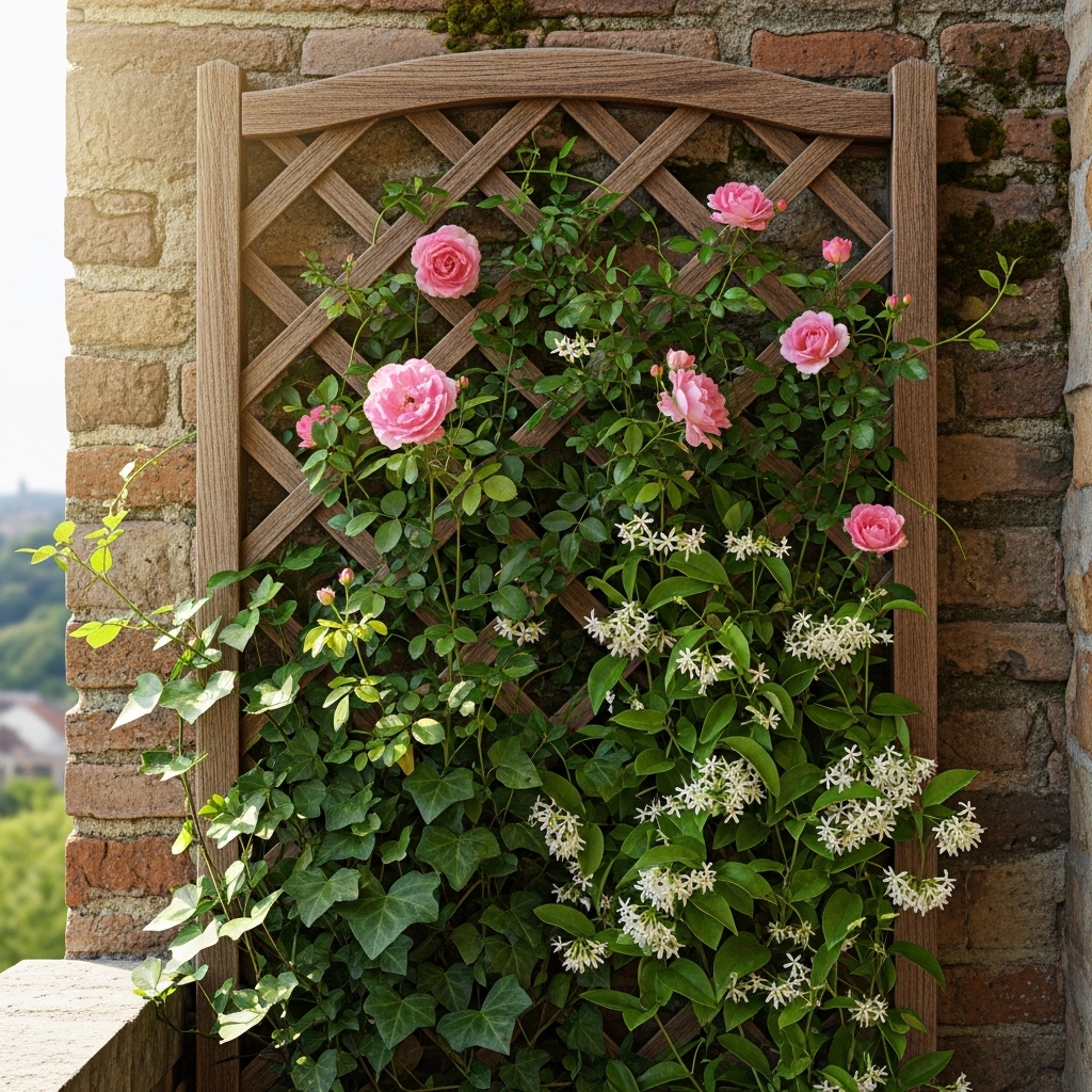 4. Vertical Garden Trellis
