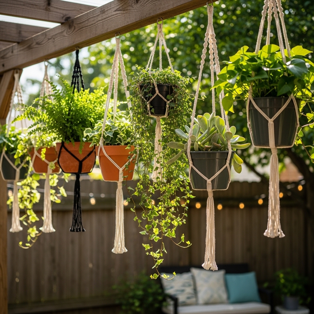 2. Hanging Planters