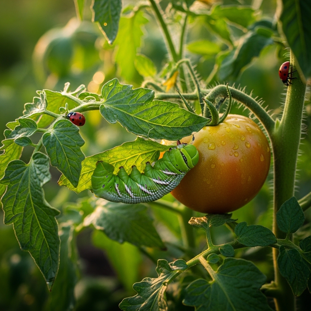 5. Pests Like Tomato Hornworms