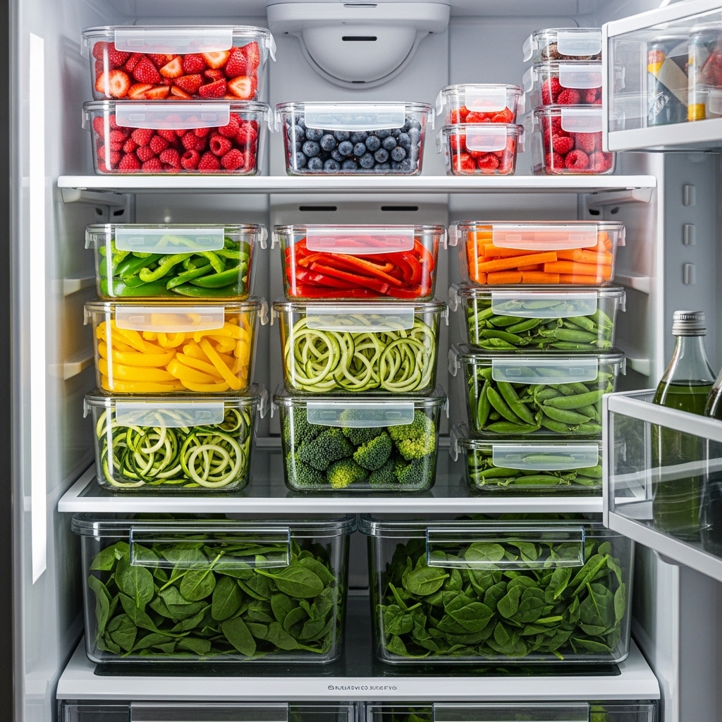 1. Use Clear Containers