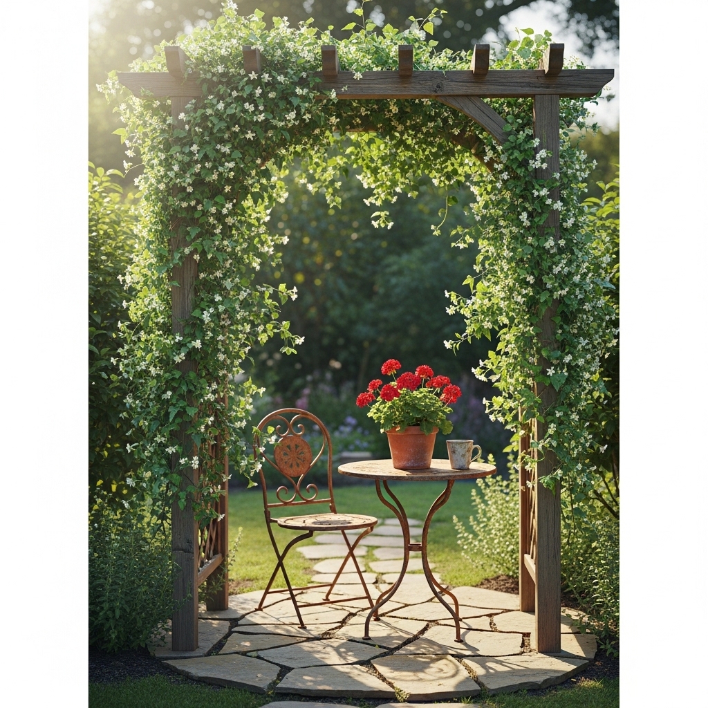 2. Vertical Garden Trellis