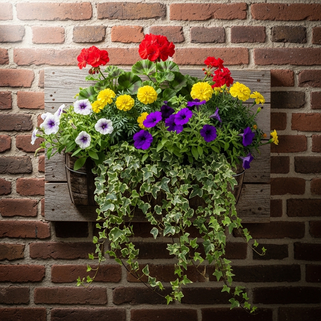 1. Wall-Mounted Planters