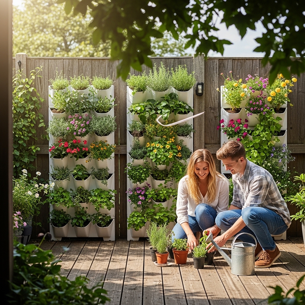 3. Modular Vertical Garden Systems