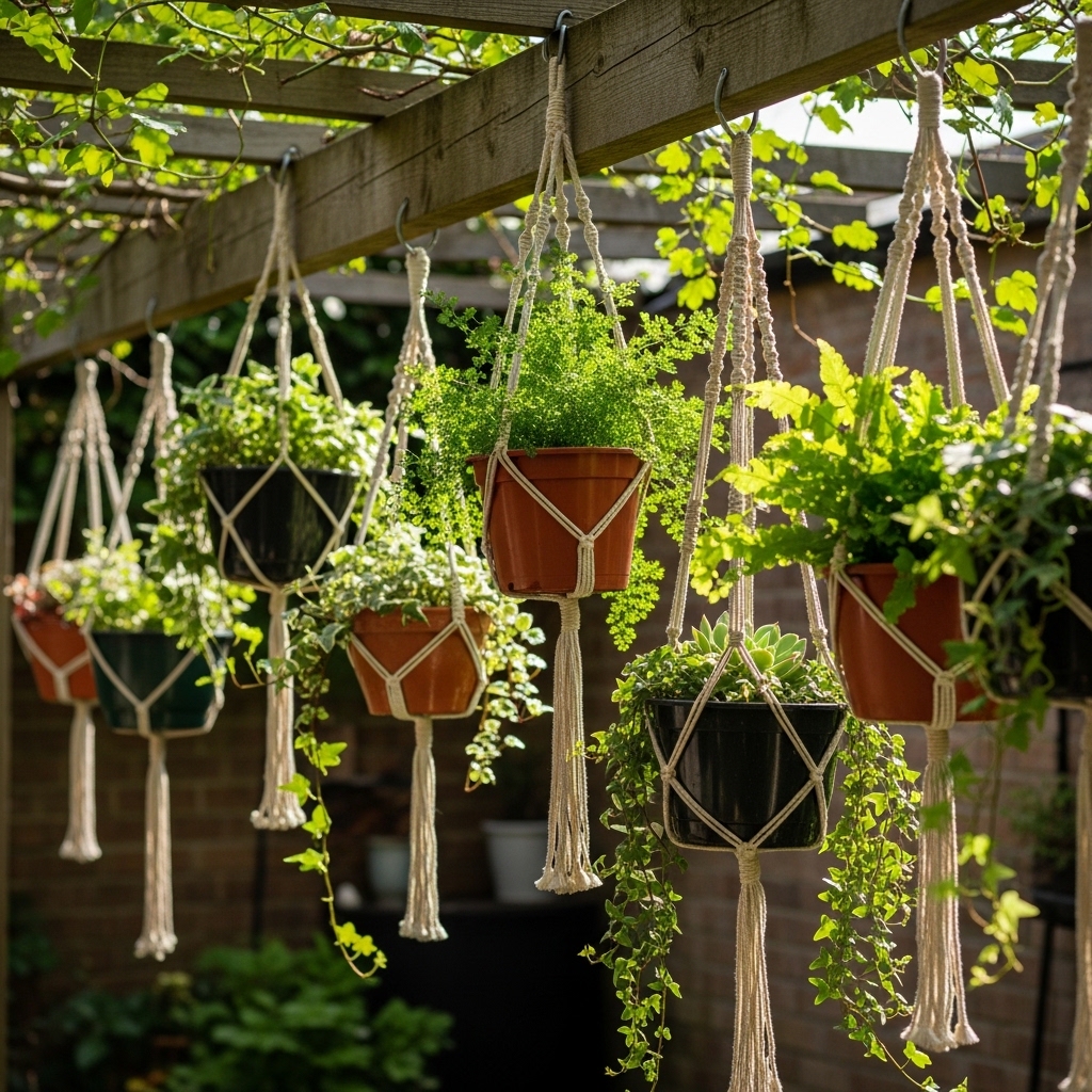 2. Hanging Planters