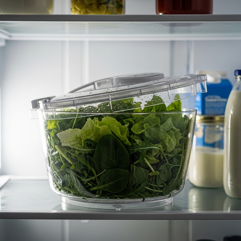 7. Use a Salad Spinner for Greens