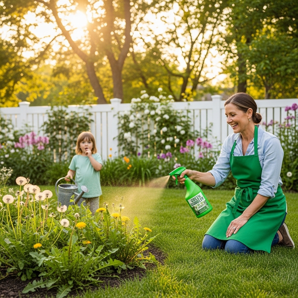 1. Green Gobbler Natural Total Control Weed & Grass Killer
