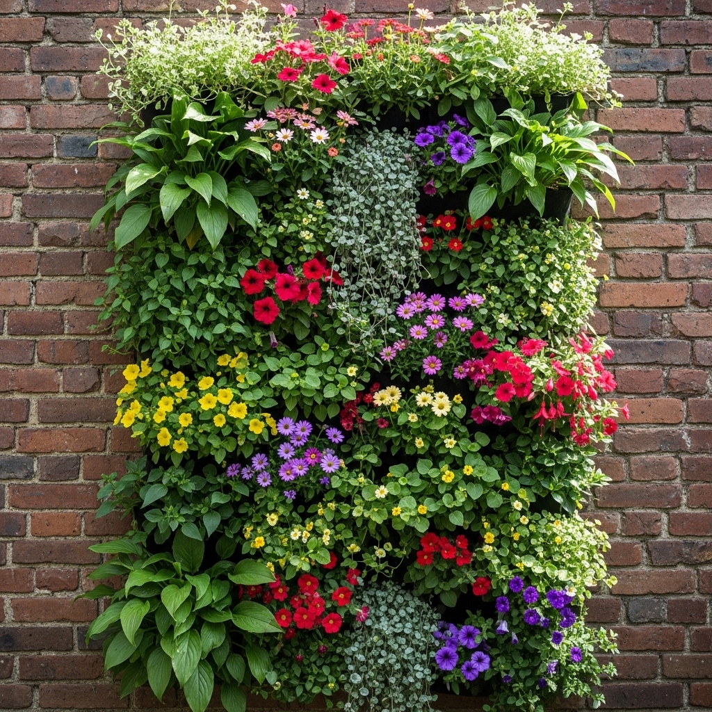 3. Vertical Wall Gardens