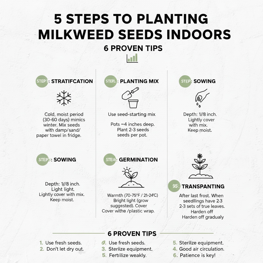 5 Steps to Planting Milkweed Seeds Indoors