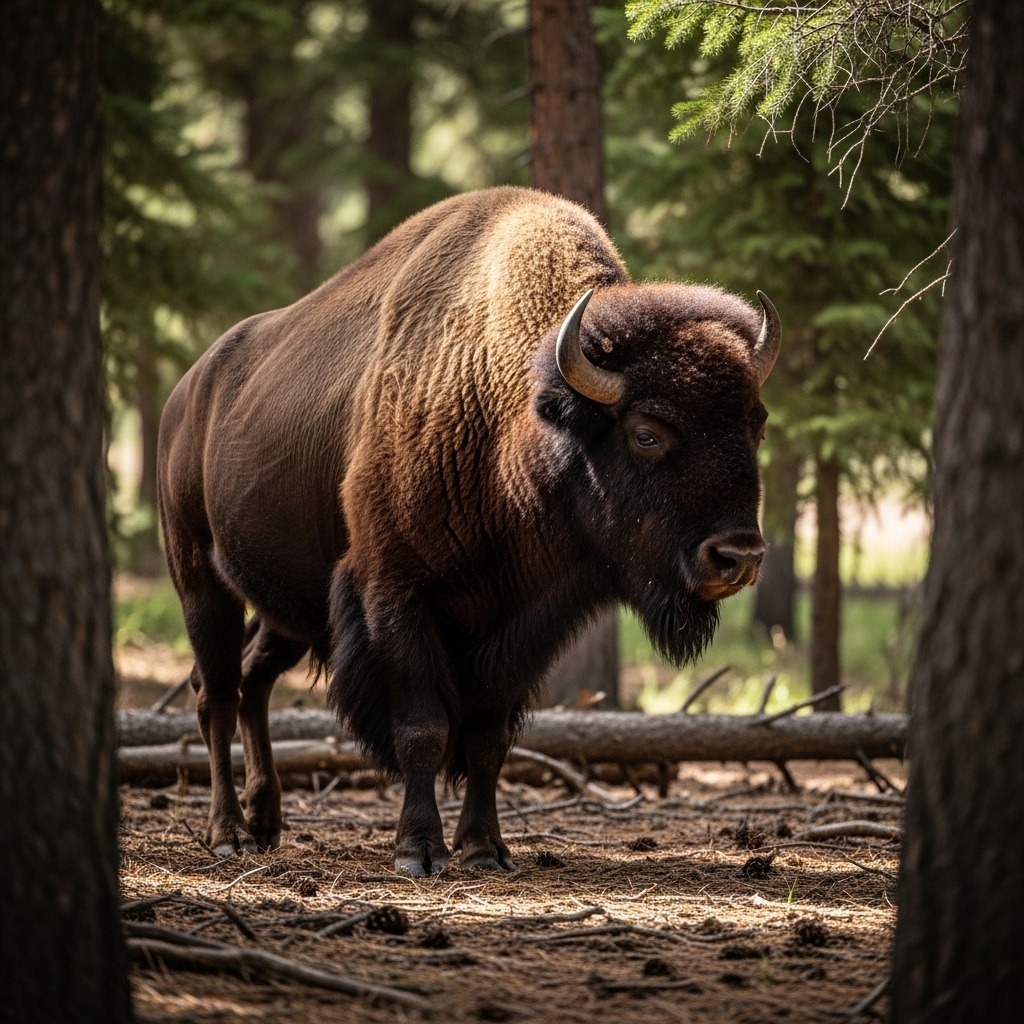 American Bison - Coniferous Forest
