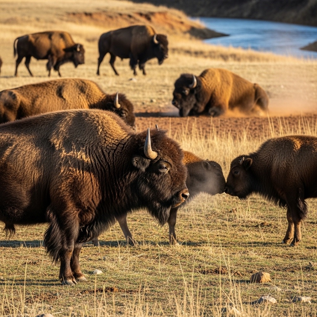 American Bison - Coniferous Forest