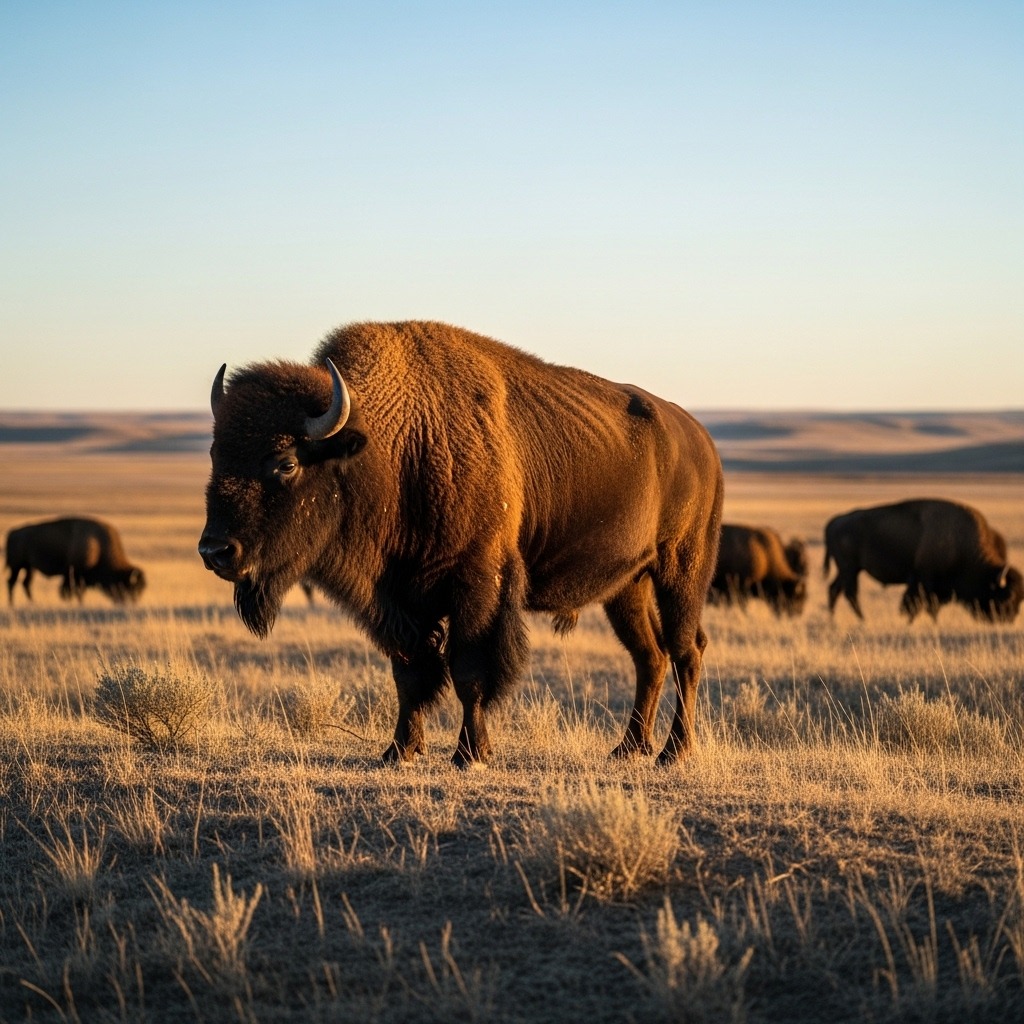 American Bison - Coniferous Forest