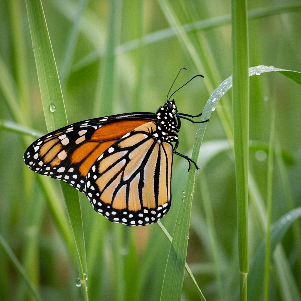 Best Grasses To Plant To Attract Monarch Butterflies To
