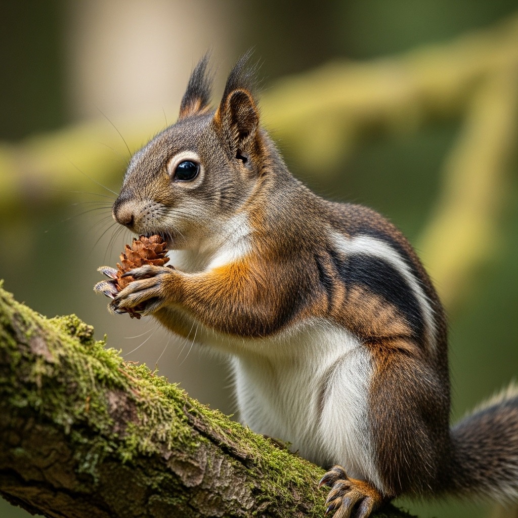 Douglas Squirrel: Agile Rodent with Unique Mating Behavior
