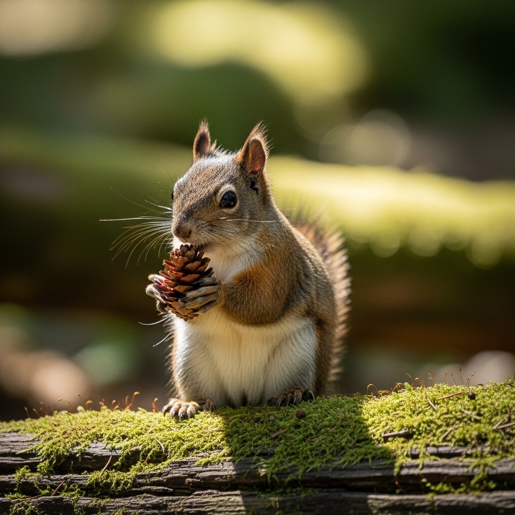 Douglas Squirrel: Agile Rodent with Unique Mating Behavior
