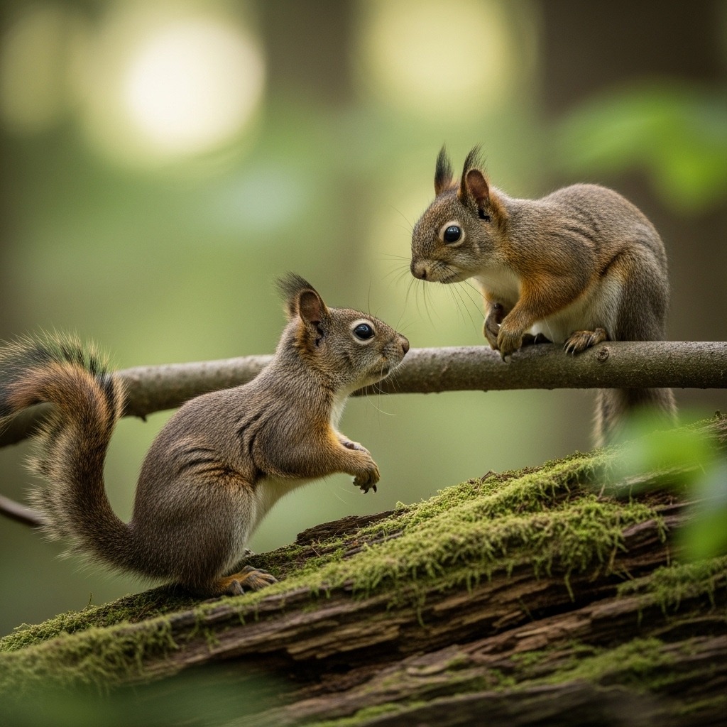 Douglas Squirrel: Agile Rodent with Unique Mating Behavior