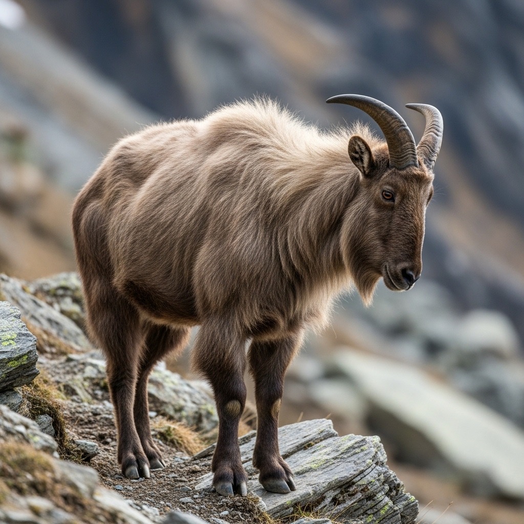 Himalayan Tahr: Mountain Goat with Unique Behaviors