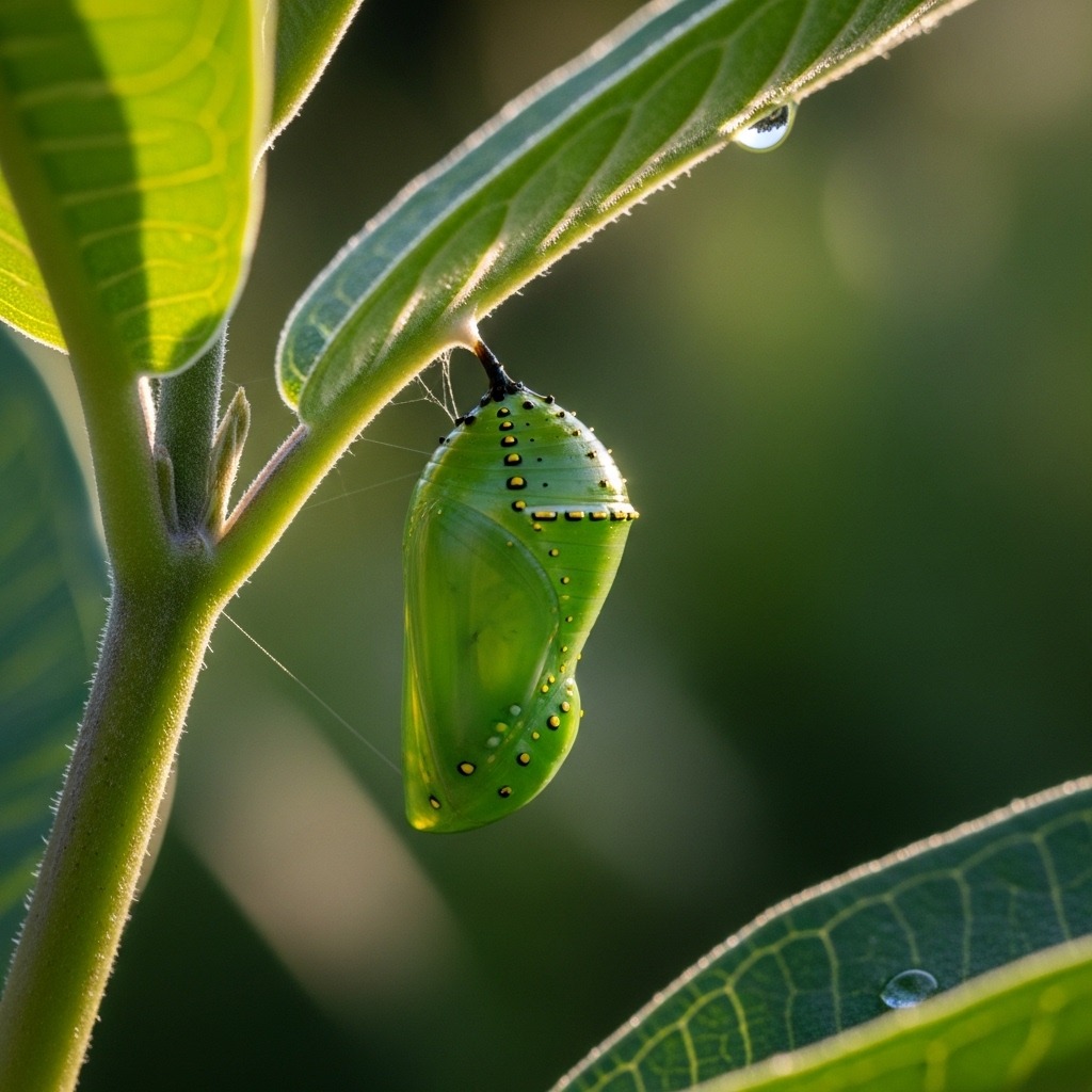 How to Move a Monarch Chrysalis