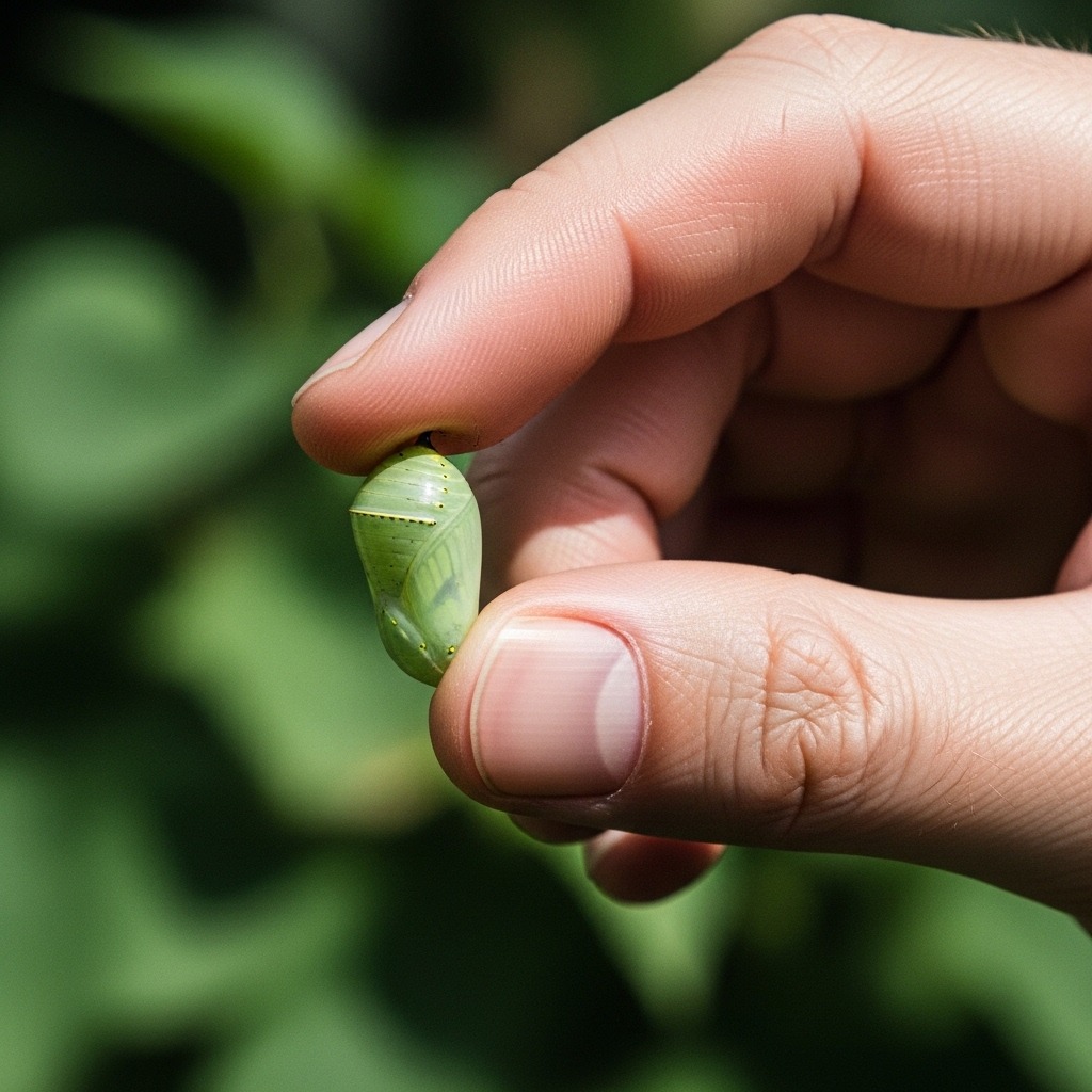 How to Move a Monarch Chrysalis