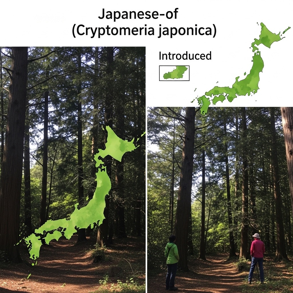 Japanese Cedar (Cryptomeria) Facts, Distribution, Cultivars