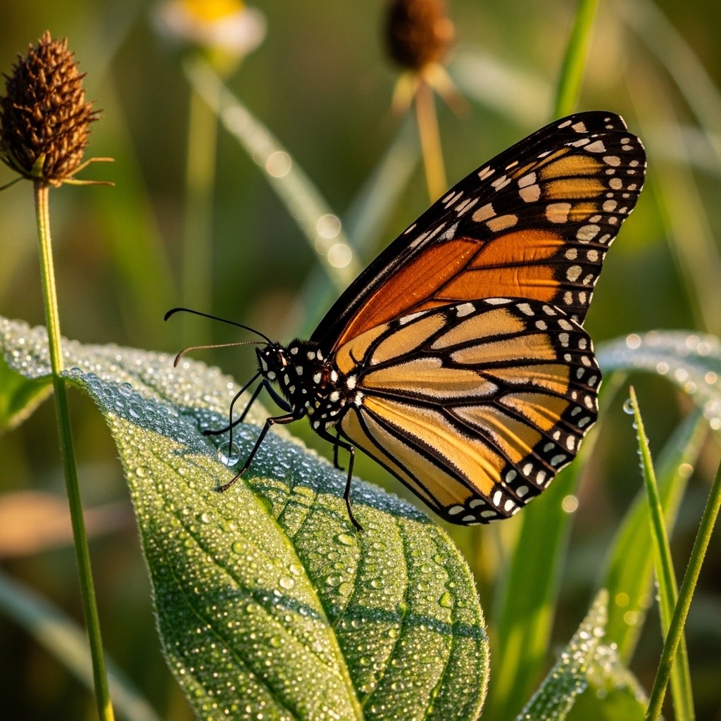 Keeping Monarch Butterflies Hydrated Without Wasting Water