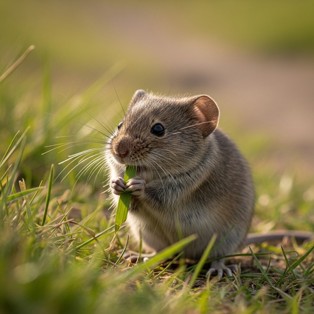 Meadow Vole: Active Rodent with Unique Burrowing Behaviors