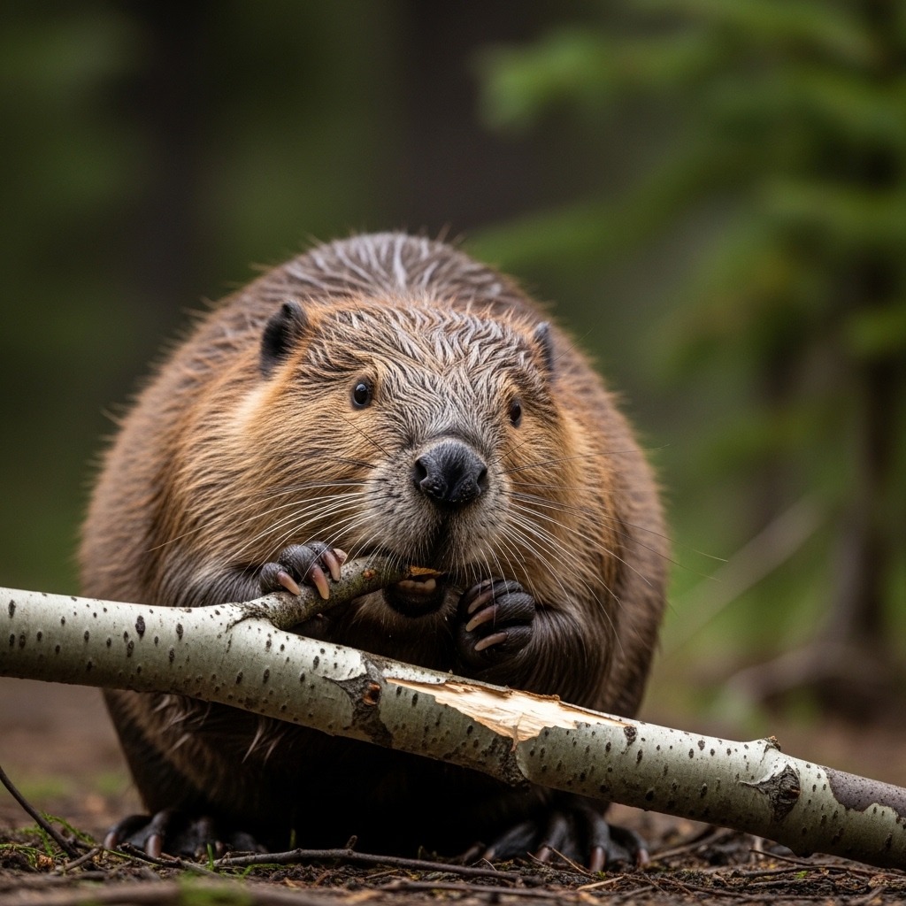 North American Beaver - Coniferous Forest