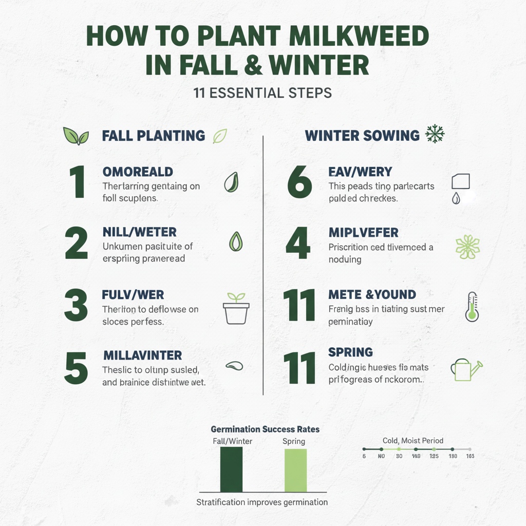 Planting Milkweed in the Fall and Winter