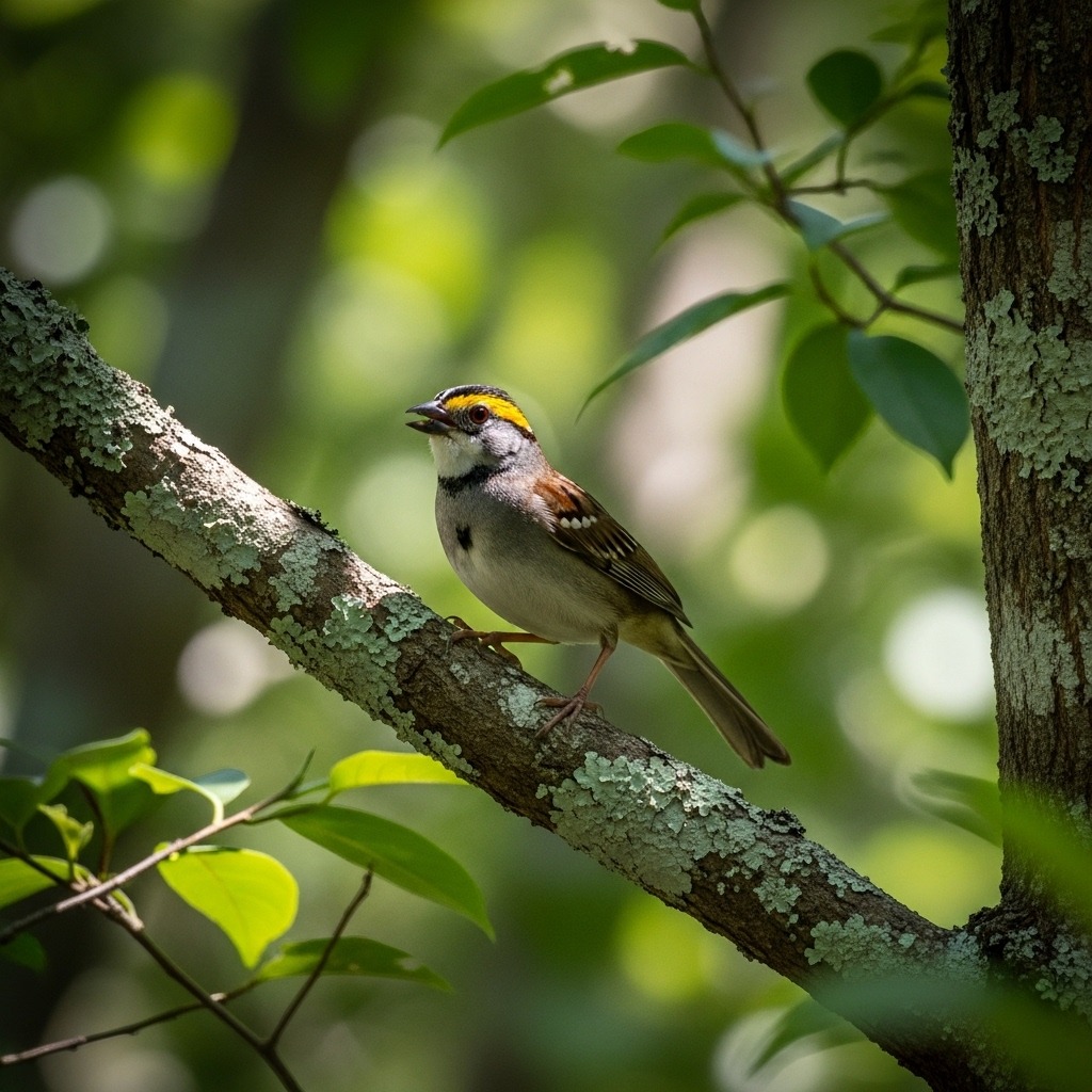 White-Throated Sparrow: Colorful Migratory Bird with Unique