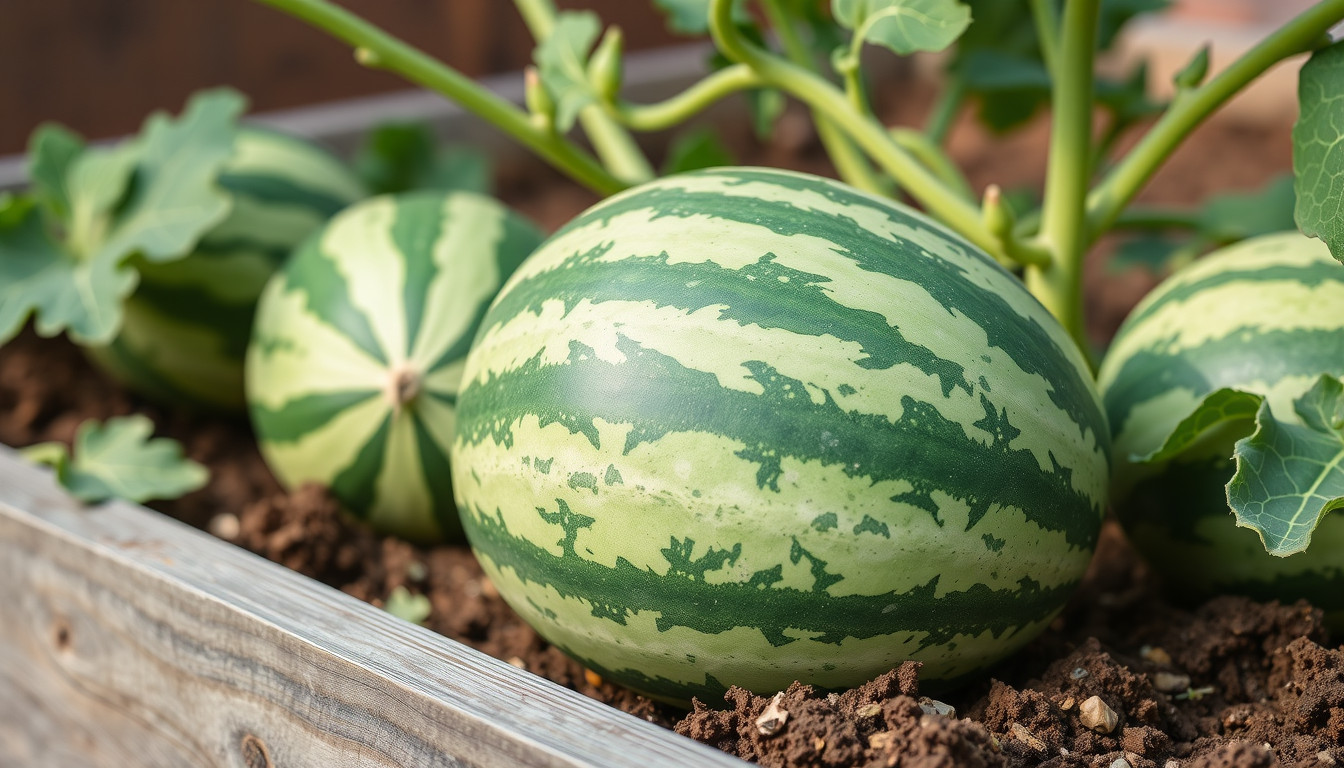 how to grow watermelon in raised bed