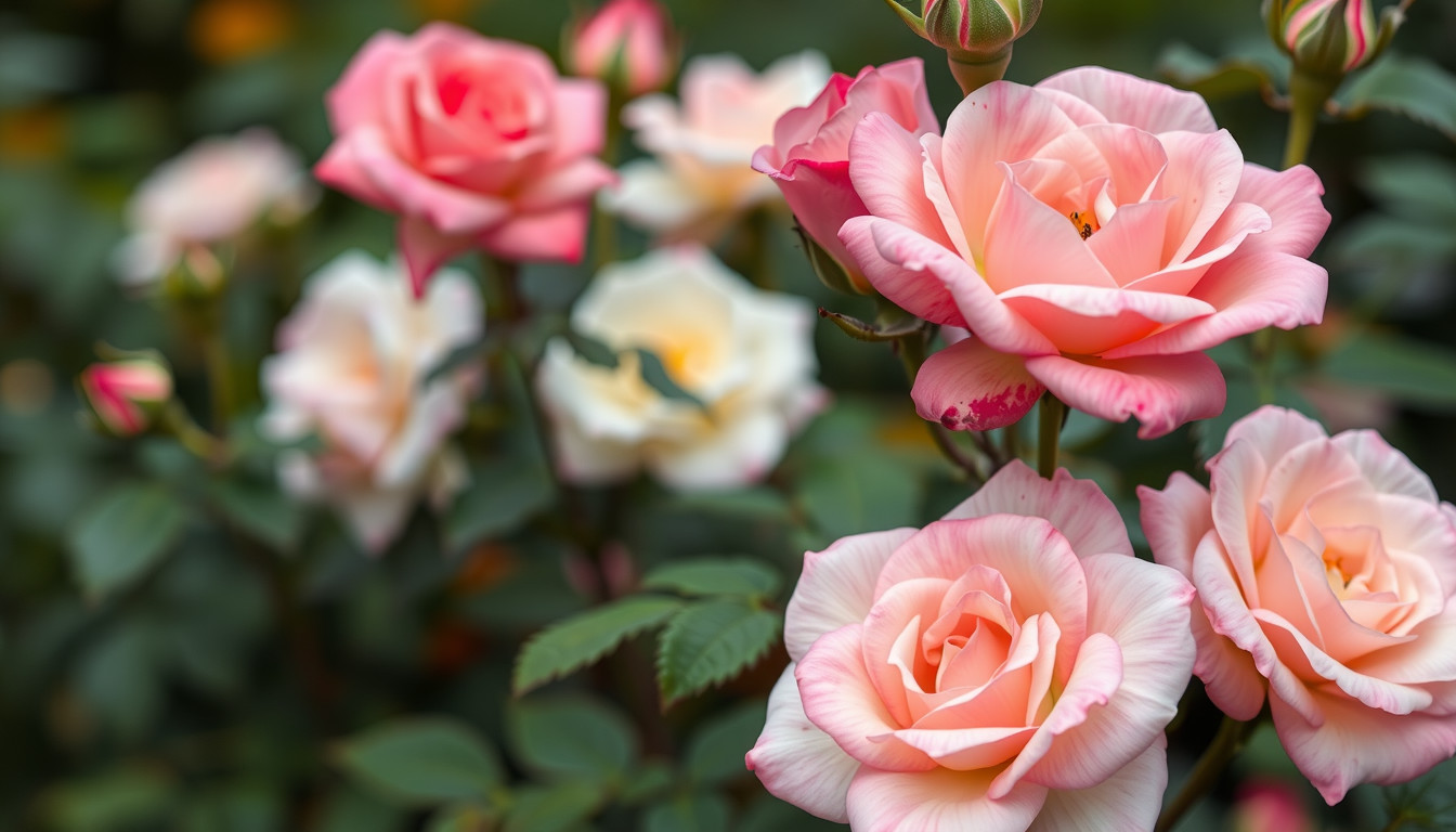 Rose variety bloom cycle