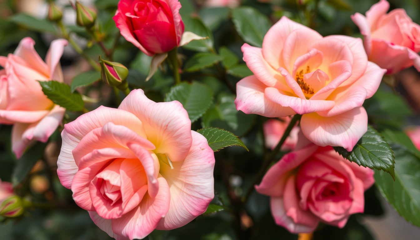 scale on roses