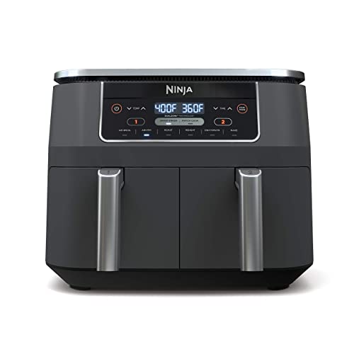 Ninja Foodi Air Fryer, 8 Qt DualZone, 6-in-1, Grey, DZ201