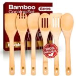 Riveira Bamboo Cooking Spoons 6-Piece