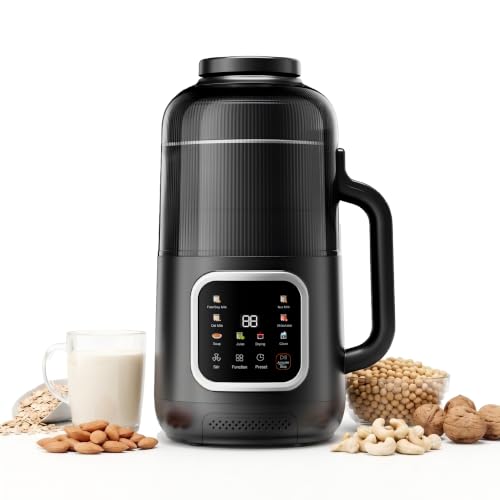 Nut Milk Maker 50oz Oat Soy Milk Maker, Self-Cleaning Automatic Blender