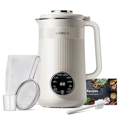 KIDISLE 8 in 1 Nut Milk Maker Machine, 32oz Self-Cleaning Automatic Blender
