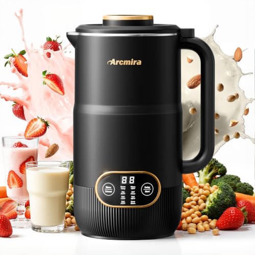 Arcmira 8 in 1 Nut Milk Maker Machine, 35oz Soy Milk Maker with 8 Blades