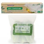 100% Compostable Large Gallon Zip Bag