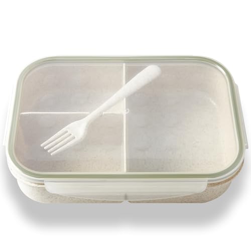 SEVENY Bento Lunch Box For Adults & Body Builders, White