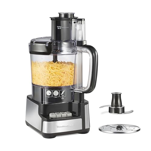Hamilton Beach 12 Cup Stack & Snap Food Processor and Vegetable Chopper