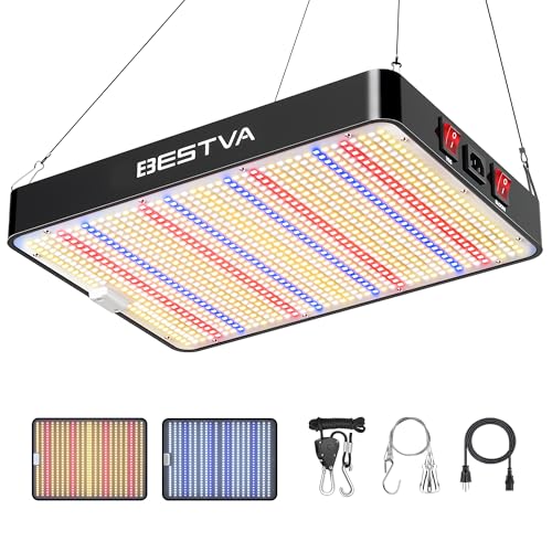 DC2000 Grow Light for Indoor Plants, Dimmable Full Spectrum LED Plant Light