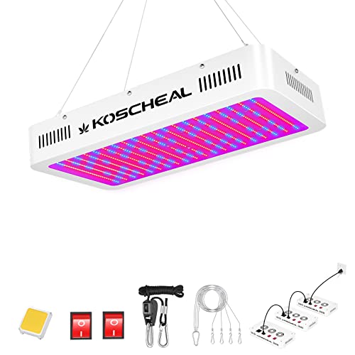 KOSCHEAL KS2000 230W LED Grow Light, 2.8 µmol/J Full Spectrum