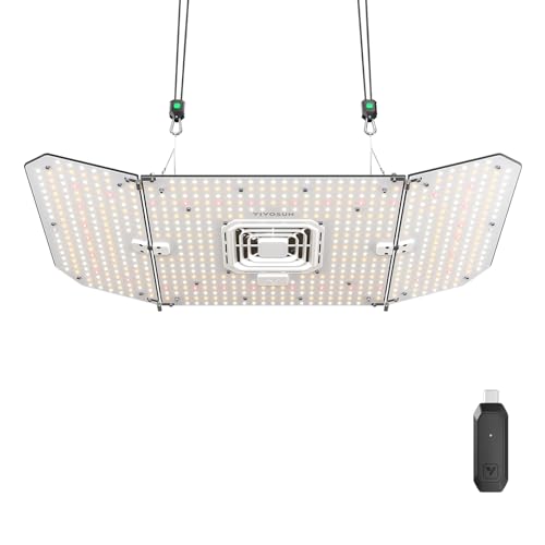 VIVOSUN AeroLight Wing AW200SE 200W LED Grow Light with Fan & Smart Control