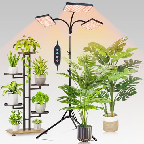 FECiDA Tall Grow Light with Stand for Big and Large Houseplant, Bonsai Tree