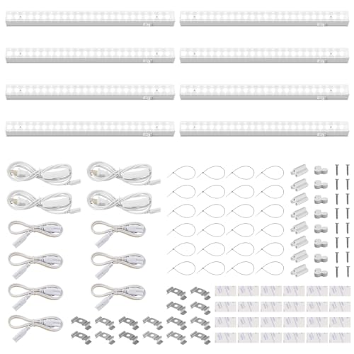 Barrina T5 Grow Lights for Indoor Plants, 1FT Plant Lights, 5000K, 8 Packs