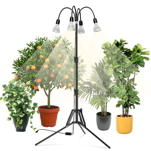 SANSI 120W Full Spectrum LED Grow Light 5000K 660nm Replaceable Bulbs