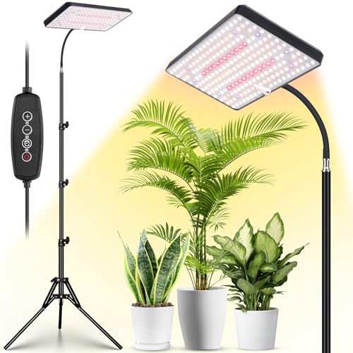 LBW Grow Lights for Indoor Plants, 214 LEDs Full Spectrum Plant Grow Light