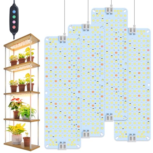 FECiDA High Output Flat Panel Grow Lights for Indoor Plants & Shelves
